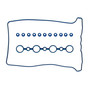 Fel-Pro Valve Cover Gasket Set VS 50454 R for 1994-1998 Saturn 1.9L (SC2, SL2, SW2)