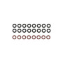 Fel-Pro Fuel Injector O-Ring Set ES 72311 for 1999-2013 Chrysler/Dodge/Jeep 4.7L 3.7L (Aspen, Dakota, Durango, Nitro)