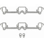 Fel-Pro Exhaust Manifold Gasket Set MS 90460 for 1968-1992 Chrysler/Dodge/Plymouth 5.9L 5.2L (Cordoba, Fifth Avenue, Imperial, LeBaron)