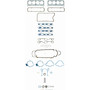 Fel-Pro Full Gasket Set 260-1025 for 1968-1979 Buick/Oldsmobile/Pontiac 6.6L 7.0L (LeSabre, 98, Custom Cruiser, Delta 88)