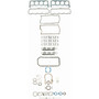 Fel-Pro Full Gasket Set 260-1075 for 1959-1985 International 5.6L 5.0L (100, 1000A, 1000B, 1000C)