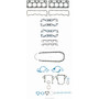 Fel-Pro 260-1315 Full Gasket Set for 1982-1991 Chevrolet/GMC - fits C3500HD, Blazer, K5 Blazer, C10