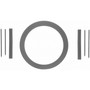 Fel-Pro Crankshaft Seal Kit BS 40621 for 1990-1995 Buick/Chevrolet/Oldsmobile 3.3L 3.8L (Century, LeSabre, Park Avenue, Reatta)
