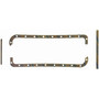 Fel-Pro Oil Pan Gasket Set OS 10040 C for 1951-1965 Excalibur/Packard/Studebaker 4.7L 4.2L (Phaeton, Clipper, Hawk, Packard)