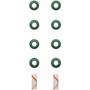 Fel-Pro Valve Stem Seal Set SS 72711 for 1988-2005 AM General/Chevrolet/GMC 6.2L 6.5L (Hummer, B7, Blazer, C1500)