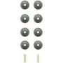 Fel-Pro SS 72867 Valve Stem Seal Set for 1991-2002 Saturn 1.9L L4 - high-temperature rubber - fits SC, SC1, SC2, SL