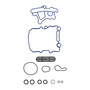 Fel-Pro ES 73087 Oil Cooler Gasket Set for 2003-2010 Ford 6.0L V8 - fits E-350 Super Duty, E-450 Super Duty, E-350 Club Wagon, Excursion