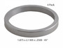 Vavle Seats: Set of 4 - 1.8750 x 2.1305 x .2500" - High Chrome - ST21252