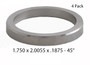 Vavle Seats: Set of 4 - 1.7500 x 2.0055 x .1875" - High Chrome - ST200036