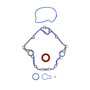 Fel-Pro Timing Cover Gasket Set TCS 46000 for 1999-2003 Dodge/Jeep 4.7L (Dakota, Durango, Ram 1500, Grand Cherokee)