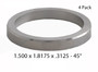 Enginetech ST181221N Exhaust Nickel-Alloy Valve Seats for 1980-1998 Chevrolet Ford - 1.500 ID x 1.8175 OD x .3125" Thick - 45deg Seat Angle