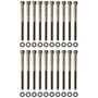 Fel-Pro SS 72875-1 Valve Stem Seal Set for 1996-1998 Ford/Mercury 4.2L 3.8L V6 - high-temperature rubber - fits E-150 Econoline, E-150