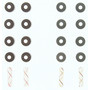 Fel-Pro Valve Stem Seal Set SS 71179-2 for 1999-2006 Hyundai/Kia/Mitsubishi 2.4L 2.0L (Santa Fe, Sonata, Magentis, Optima)