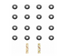Fel-Pro SS 72802 Valve Stem Seal Set for 1993-2005 Kia/Ford/Mercury - high-temperature rubber - fits Sephia, Spectra, Sportage, Escort