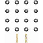 Fel-Pro Valve Stem Seal Set SS 72802 for 1993-2005 Ford/Kia/Mazda 1.8L 2.0L (Escort, Probe, Sephia, Spectra)