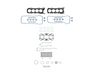 Fel-Pro Head Gasket Set HS 26550 PT for 2011-2014 Ford 5.0L (F-150, Mustang)