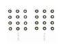 Fel-Pro Valve Stem Seal Set SS 72878-3 for 2003-2024 Lexus/Toyota 3.3L 3.5L (ES330, ES350, RX330, RX350)