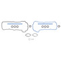 Fel-Pro Valve Cover Gasket Set VS 50884 R for 2010-2019 Ford/Lincoln 3.5L