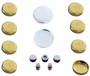 Enginetech PK54B Brass and Steel Freeze Plug Set for 1982-2004 Ford/Lincoln/Mercury 3.8L 232ci V6 - Engine Expansion Plug Kit