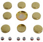Enginetech PK4B Brass Freeze Plug Set for 1991-2000 Chevrolet/GMC 6.0L/7.4L - Engine Expansion Plug Kit