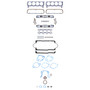 Fel-Pro Full Gasket Set 260-1720 for 1986-1995 Ford/Lincoln/Mercury 5.0L (Country Squire, LTD, LTD Crown Victoria, Mustang)