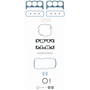 Fel-Pro Full Gasket Set 260-1738T for 1996-2006 Chevrolet/GMC/Isuzu 4.3L (Astro, Blazer, C1500, Express 1500)