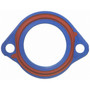 Fel-Pro 35114 T Coolant Outlet Gasket for 1974-1997 Ford/Mercury/Merkur - PermaDryPlus rigid carrier - fits Aerostar, LTD, Courier, Fairmont