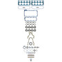 Fel-Pro 521 SD Cylinder Head Gasket for 1964-1992 Fargo/Chrysler/Dodge - fits A108 Van, A100 Van, D100 Panel Delivery, D110 Pickup