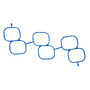 Fel-Pro Fuel Injection Plenum Gasket Set MS 97236 for 2010-2024 Toyota 4.0L (4Runner, FJ Cruiser, Tundra)