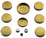 Enginetech PK30B Brass Freeze Plug Set for 1974-1986 Ford/Mercury Aerostar/Bobcat/Bronco II/Capri 2.8L - Engine Expansion Plug Kit