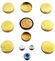 Enginetech PK258B Brass and Steel Freeze Plug Set for 1987-2003 Dodge B150/B1500/B250/B2500 3.9L - Engine Expansion Plug Kit