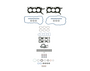 Fel-Pro MS 90041-1 Intake Manifold Gasket Set for 1967-1990 Fargo/Dodge - fits A108 Van, A100 Van, D100 Panel Delivery, D110 Pickup