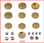 Expansion Plug Kit - Brass - International 4.4L 266 5.0L 304 5.6L 345 6.4L 392