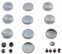 Enginetech PK23 Steel Freeze Plug Set for 1959-1975 International 100/1000A/1000B/1000C 4.3L/5.0L - Engine Expansion Plug Kit