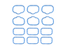 Fel-Pro Intake Manifold Gasket Set MS 97204