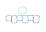 Fel-Pro Fuel Injection Plenum Gasket Set MS 97214