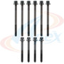 Apex Cylinder Head Bolt Set AHB1105 for 1995-1999 Chrysler/Dodge/Eagle 2.0L L4 (Sebring, Avenger, Neon, Talon)