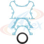 Apex Crankshaft Seal Kit ABS100 for 1983-2005 Acura/Honda/Isuzu 2.2L 2.3L L4 (CL, Integra, Accord, Civic)