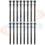 Apex Cylinder Head Bolt Set AHB499 for 2000-2008 Jaguar/Lincoln 3.0L 2.5L V6 (S-Type, X-Type, LS)