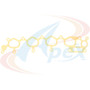 Apex Intake Manifold Gasket Set AMS2460 for 1999-2005 Chrysler/Dodge/Mitsubishi 2.4L L4 (Sebring, Stratus, Eclipse, Galant)