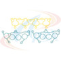 Apex Intake Manifold Gasket Set AMS1190 for 1990-1991 Honda 2.1L L4 (Prelude)