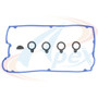 Apex Valve Cover Gasket Set AVC203S for 1989-1994 Dodge/Eagle/Hyundai 1.6L 2.0L L4 (Colt, Summit, Talon, Elantra)