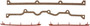 Reinz Valve Cover Gasket Set 15-10500-01 for 1981-1995 Chrysler/Dodge/Plymouth 2.5L 2.2L L4