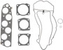 Reinz Fuel Injection Plenum Gasket Set 15-10817-01 for 2005-2017 Acura/Honda 3.5L 3.7L V6 (RL, ZDX, TL, Accord)