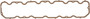 Reinz Valve Cover Gasket Set 15-10595-01 for 1964-1980 American/Jeep/AM 3.8L 3.3L L6 (Motors American, Motors Classic, Motors Rebel, J-3700)