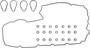 Reinz Valve Cover Gasket Set 15-10754-01 for 2004-2006 GMC/Chevrolet/Isuzu 2.8L L4 (Canyon, Colorado, i-280)