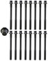 Enginetech HB147 TTY Head Bolt Set for 1992-2002 Ford/Mazda 626/MX-3/MX-6/Millenia 1.8L/2.5L - Torque-to-Yield, Single Use