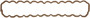 Reinz Valve Cover Gasket Set 15-10616-01 for 1986-1995 Jeep/American 4.2L 4.0L L6 (CJ7, Cherokee, Comanche, Grand Cherokee)