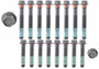 Enginetech HB141 TTY Head Bolt Set for 1995-2008 Buick/Chevrolet/Oldsmobile 88/98/Bonneville/Camaro 3.8L - Torque-to-Yield, Single Use