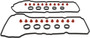 Reinz Valve Cover Gasket Set 15-10491-01 for 2011-2020 Ford/Lincoln/Mobility 3.7L 3.5L V6 (Mustang, Edge, Explorer, MKX)